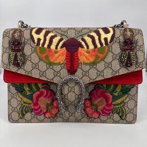 Gucci Dionysus GG Medium Moth Beetle Shoulder Bag